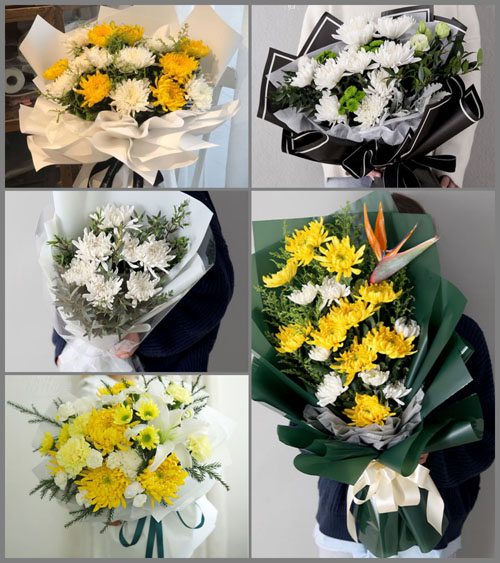 广东江门市蓬江区杜阮镇白事花束代送